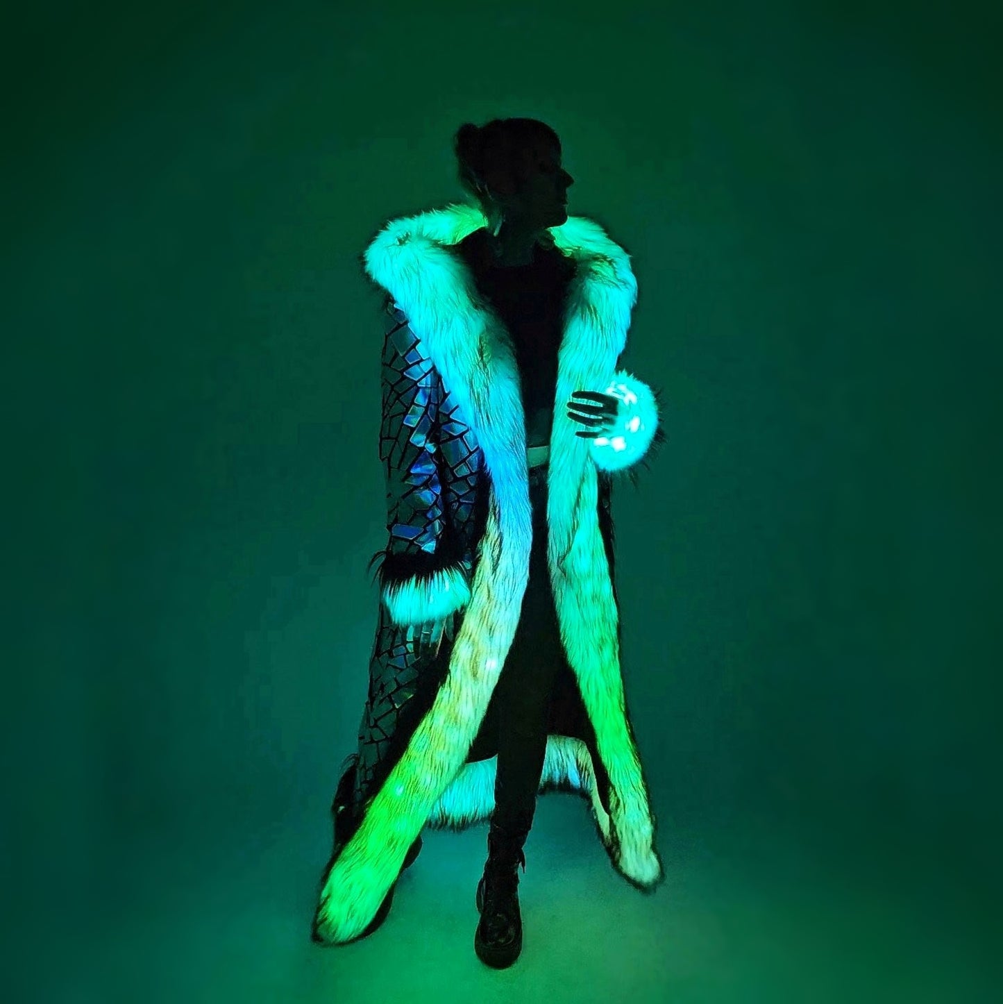 Holographic LED Trim Coat | Fem Medium (Sample)
