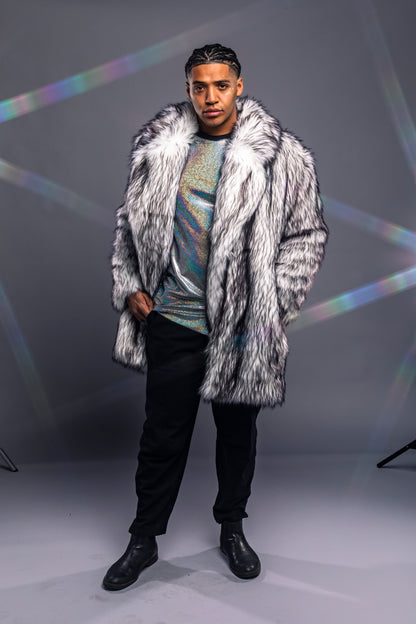 LED Coat with Lapel Collar, Masc XL (Sample)