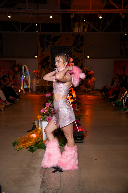 Pink Hood & Fluffies Set (Sample)