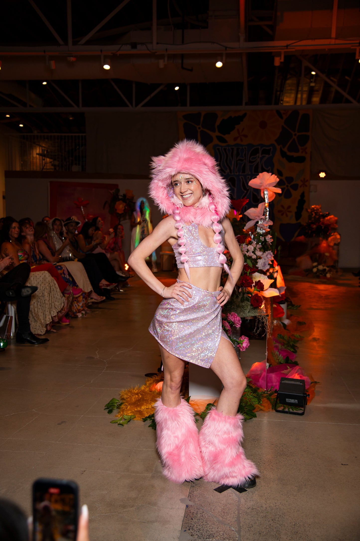 Pink Hood & Fluffies Set (Sample)