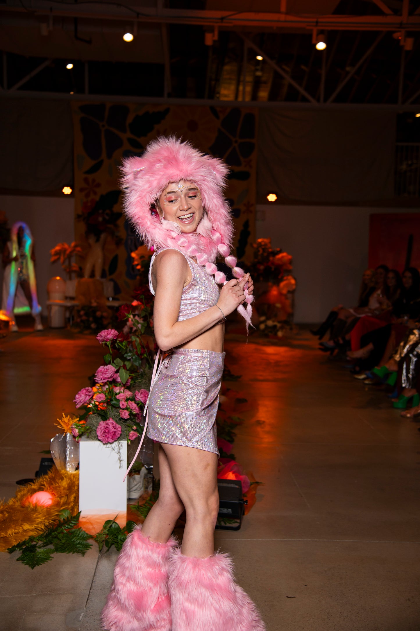 Pink Hood & Fluffies Set (Sample)