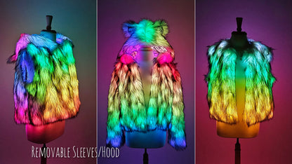 Removable sleeves and hood product example