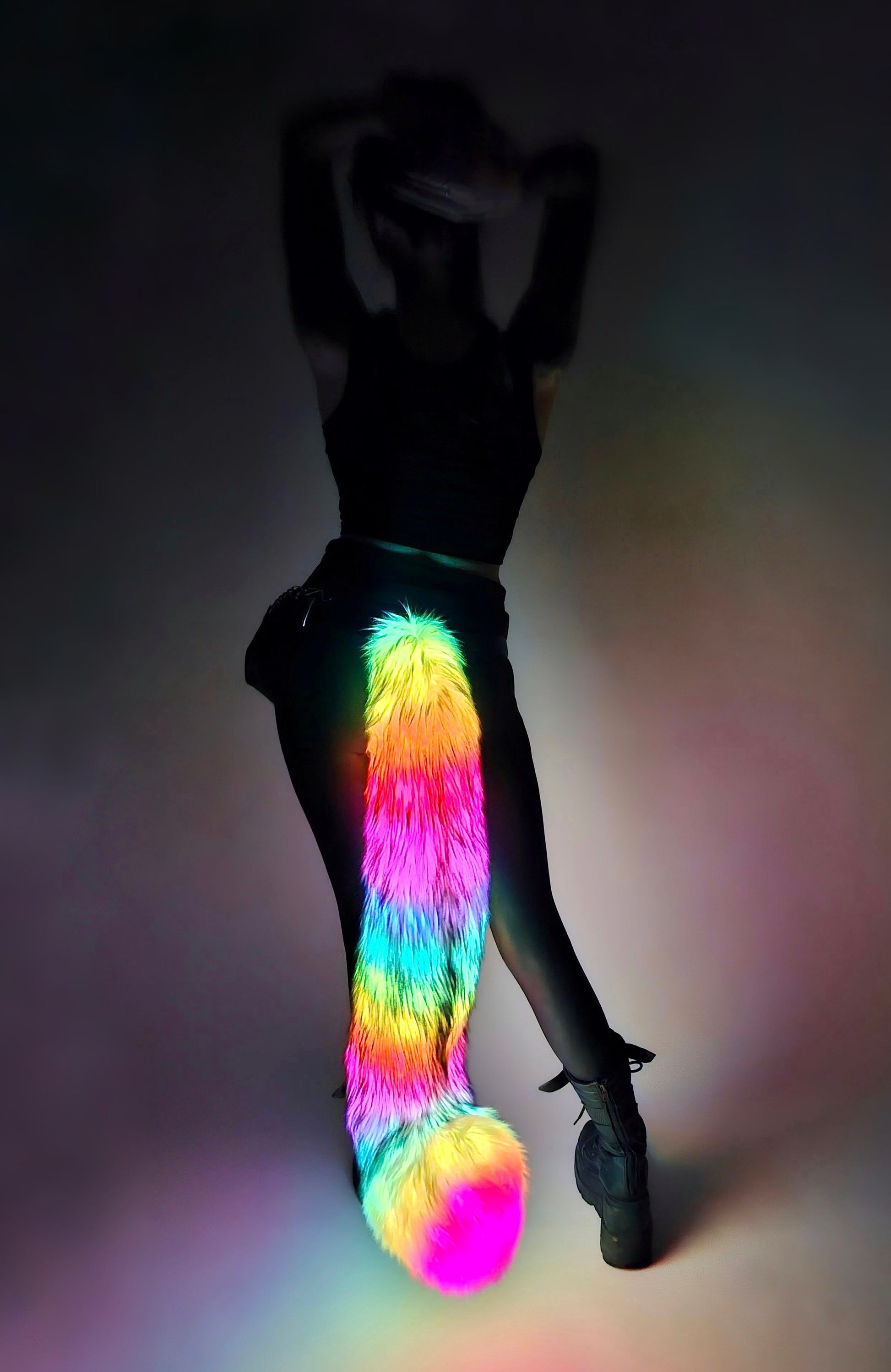 X large led tail with rainbow lights