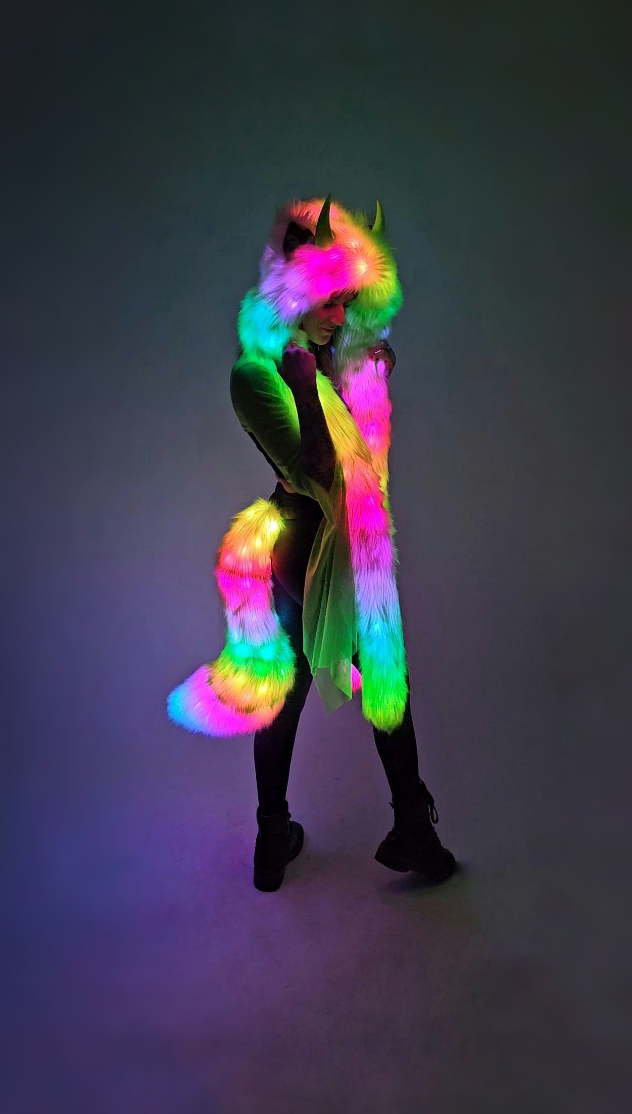 Custom LED Festival Hood